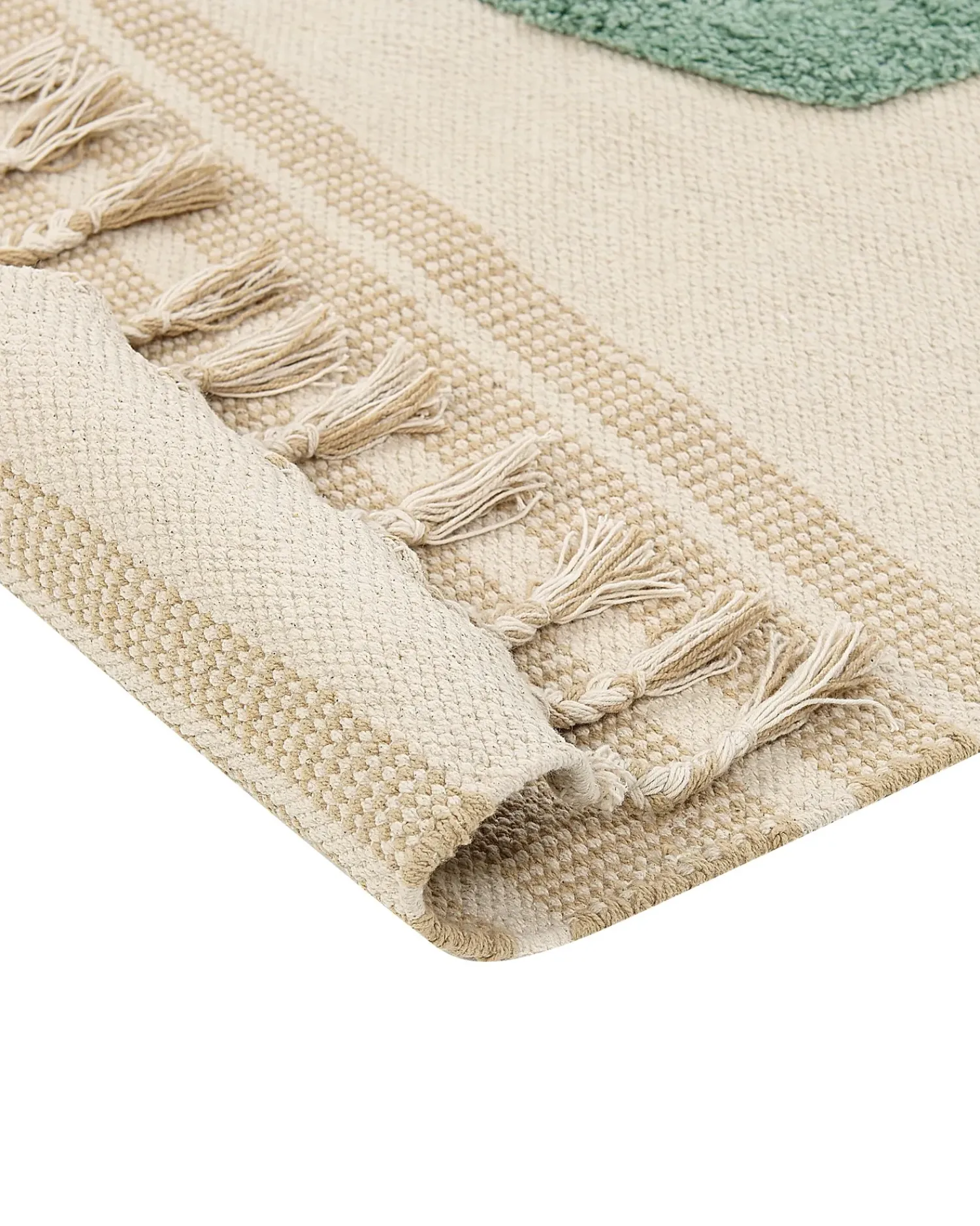 Clearance Beliani Tappeto ZEYNAK Multicolore 300 x 400 cm Cotone Beige Multicolore