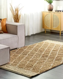 Clearance Beliani Tappeto ZORAVA 160 x 230 cm Iuta Beige