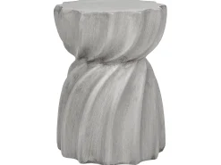 New Beliani Tavolino ALGUA 35 cm 35 cm Grigio