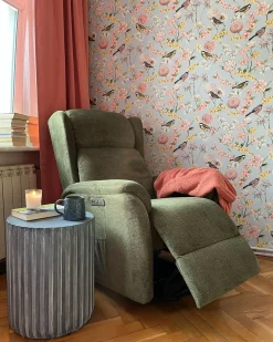 Outlet Beliani Tavolino AMARO 39 cm 39 cm Grigio