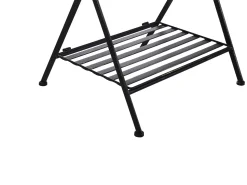 New Beliani Tavolino ANCUD Metallo Nero