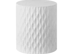 Clearance Beliani Tavolino ANTELAO 37 cm 37 cm Effetto terrazzo Terrazzo Bianco