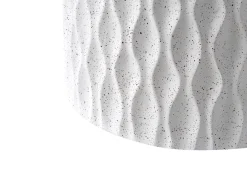 Clearance Beliani Tavolino ANTELAO 37 cm 37 cm Effetto terrazzo Terrazzo Bianco