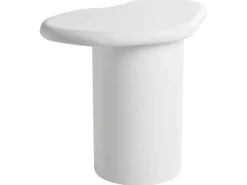 Online Beliani Tavolino ARSOLI 43 cm 58 cm sporco Bianco