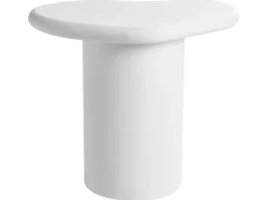 Online Beliani Tavolino ARSOLI 43 cm 58 cm sporco Bianco