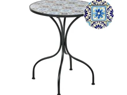 Best Beliani AGGIUS 60 cm 60 cm Metallo Nero Blu Nero