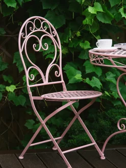 Online Beliani ALBINIA 70 cm 70 cm Metallo Rosa