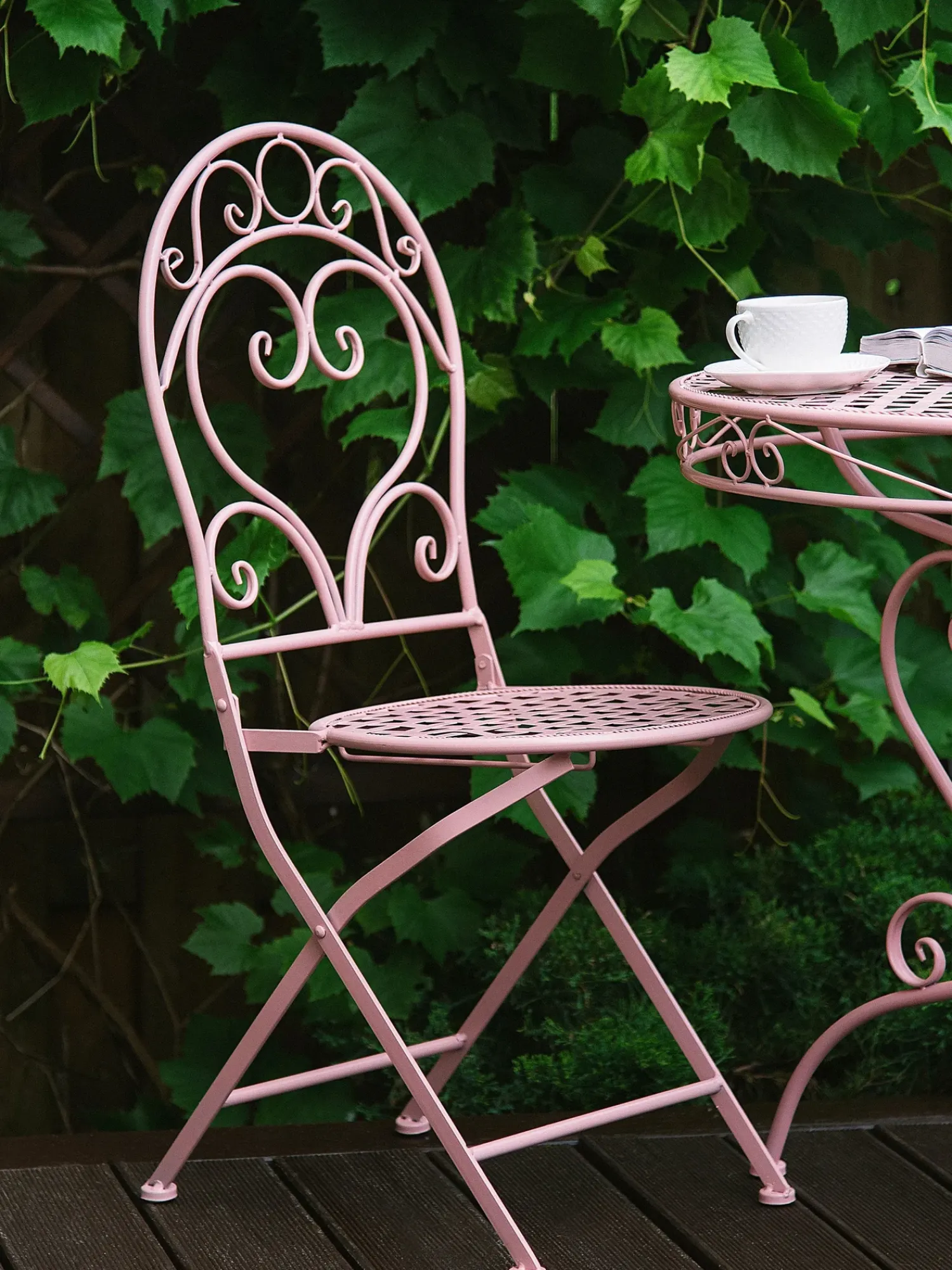 Online Beliani ALBINIA 70 cm 70 cm Metallo Rosa