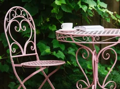 Online Beliani ALBINIA 70 cm 70 cm Metallo Rosa