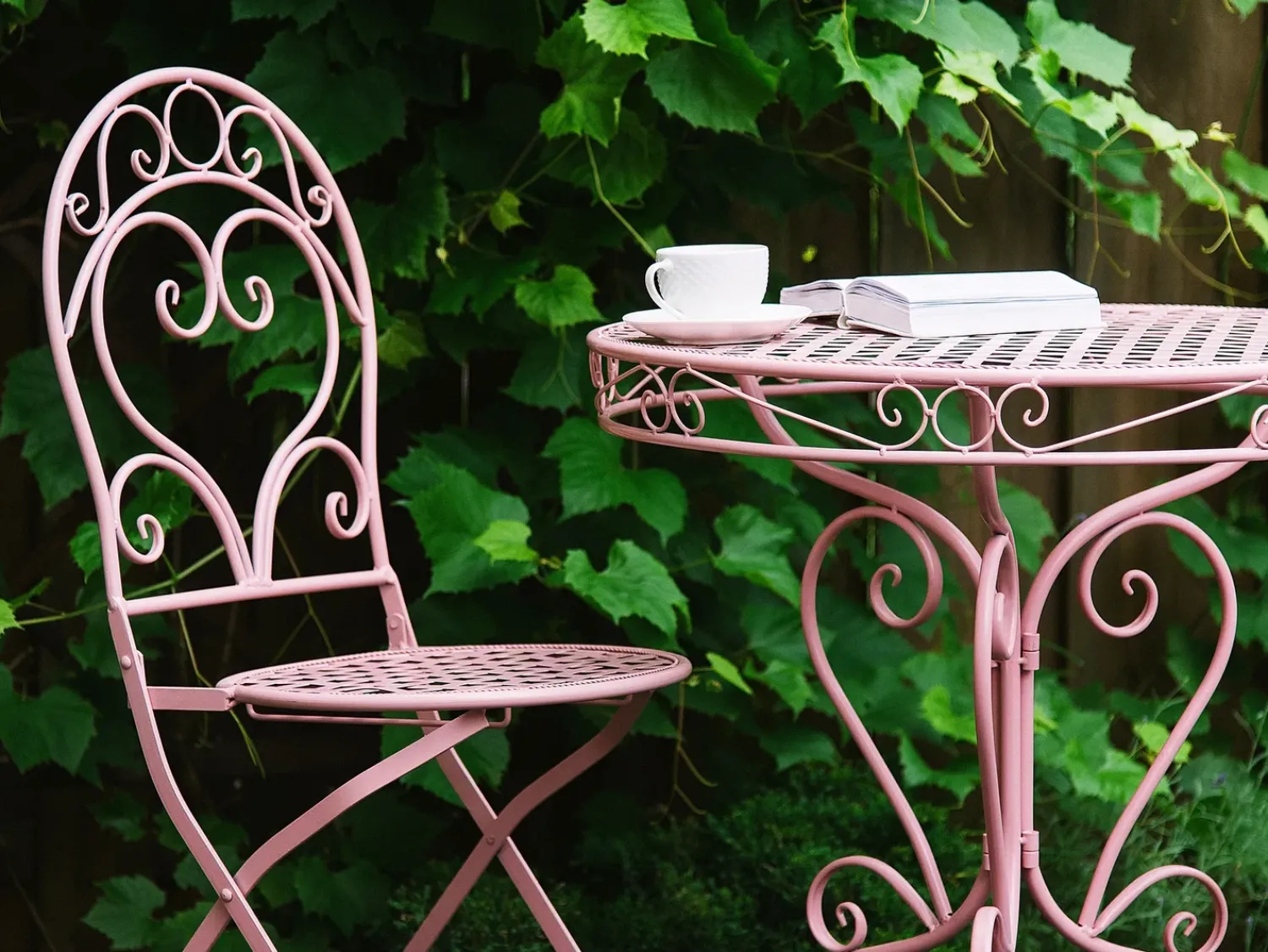 Online Beliani ALBINIA 70 cm 70 cm Metallo Rosa