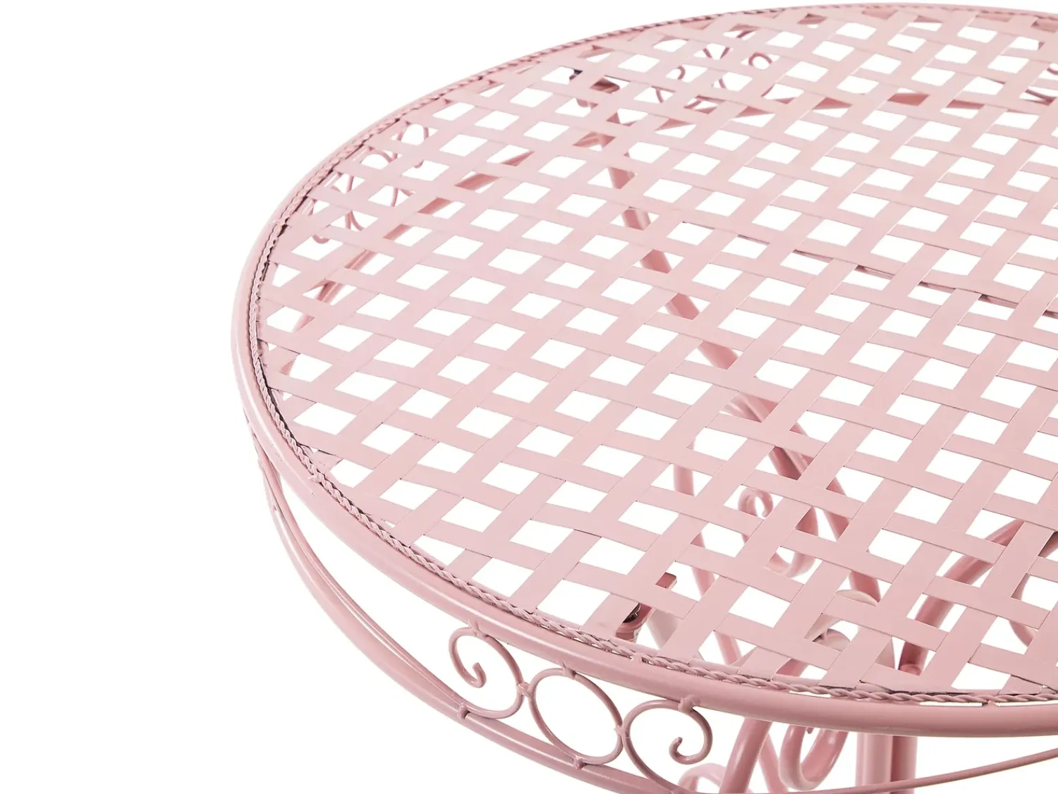Online Beliani ALBINIA 70 cm 70 cm Metallo Rosa