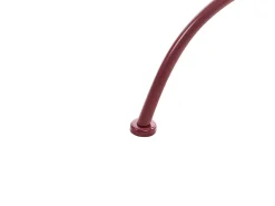 Beliani ALBINIA 70 cm 70 cm Metallo Bordeaux Rosso