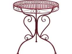 Beliani ALBINIA 70 cm 70 cm Metallo Bordeaux Rosso