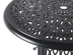 Discount Beliani ANCONA 90 cm 90 cm Metallo Nero Beige Nero
