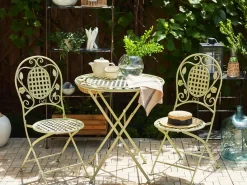 Sale Beliani BIVIO 70 cm 70 cm Metallo chiaro Verde