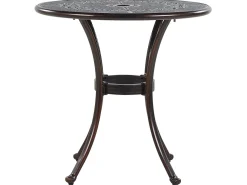 Clearance Beliani BOVINO 65 cm 65 cm Metallo scuro Marrone