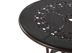 Clearance Beliani BOVINO 65 cm 65 cm Metallo scuro Marrone