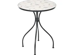 Best Beliani CARONA 60 cm 60 cm Metallo Nero Bianco Nero