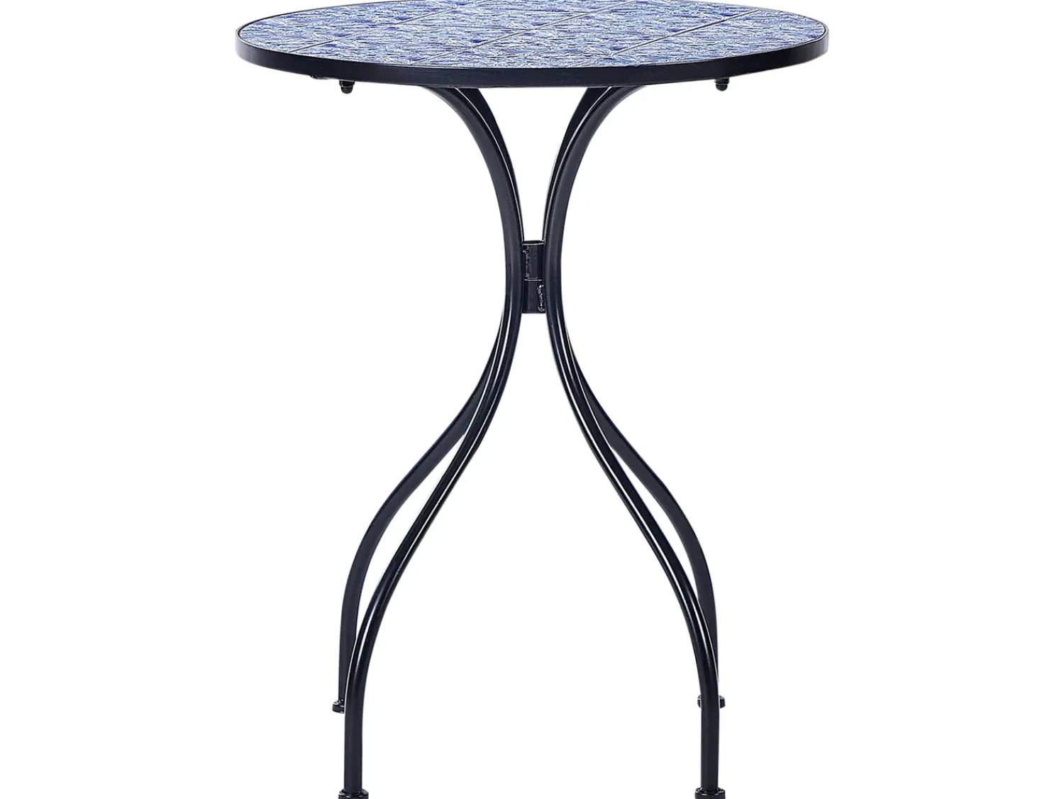 Clearance Beliani CIGLIANO 60 cm 60 cm Metallo Nero Blu Nero