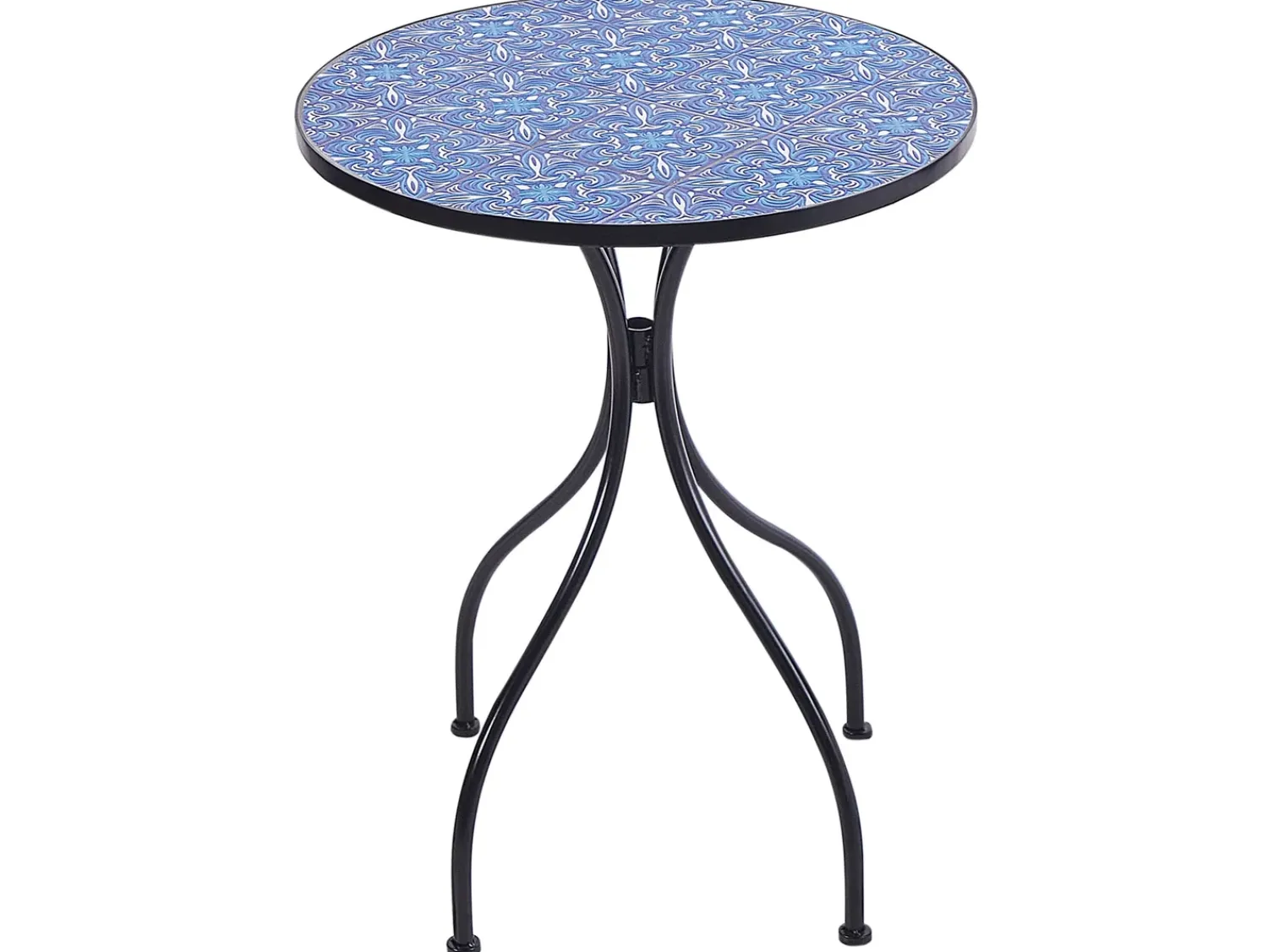 Clearance Beliani CIGLIANO 60 cm 60 cm Metallo Nero Blu Nero