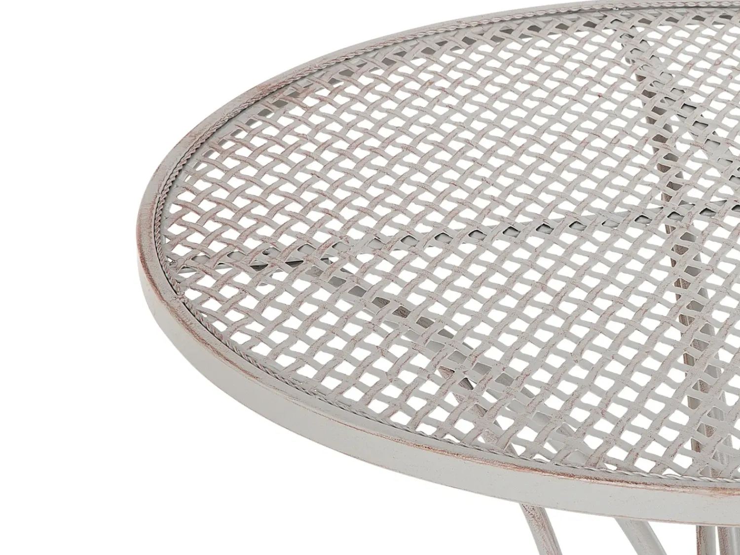 New Beliani CILENTO 71 cm 71 cm Metallo Grigio