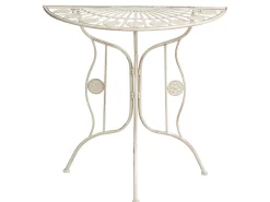 Outlet Beliani COGGIA 80 cm 37 cm Metallo chiaro Beige