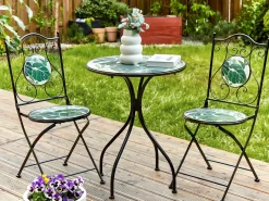 Discount Beliani COZZANA 60 cm 60 cm Metallo Nero Nero Verde