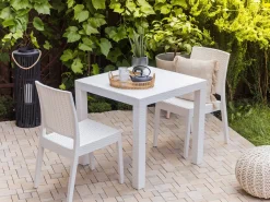 Clearance Beliani FOSSANO 80 cm 80 cm Bianco
