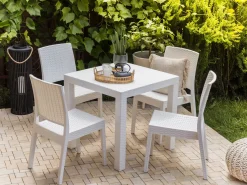Clearance Beliani FOSSANO 80 cm 80 cm Bianco