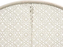 Outlet Beliani JUINA 80 cm 36 cm Metallo chiaro Beige
