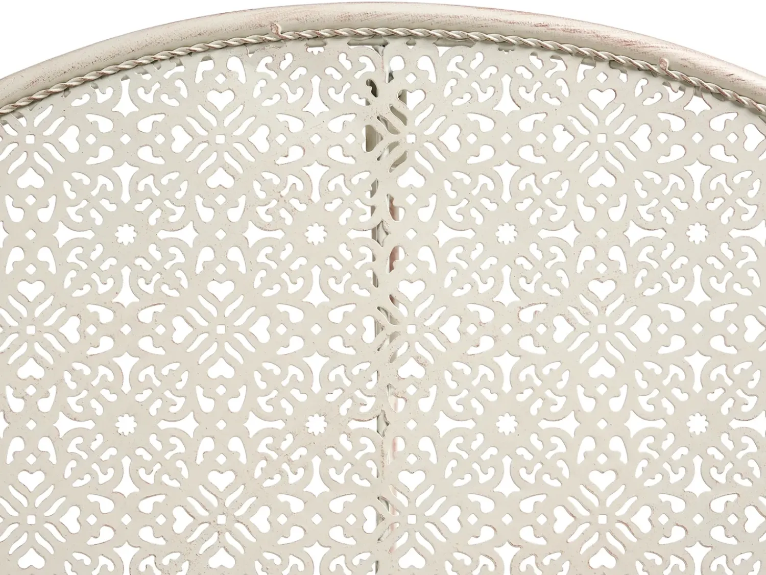 Outlet Beliani JUINA 80 cm 36 cm Metallo chiaro Beige