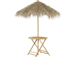 Discount Beliani MOLISE 85 cm 85 cm Bambù Marrone chiaro Naturale Marrone