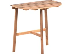 Discount Beliani Tavolino Bistrot OSIGO 44 cm 70 cm Legno d'acacia Marrone