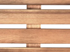 Discount Beliani Tavolino Bistrot OSIGO 44 cm 70 cm Legno d'acacia Marrone