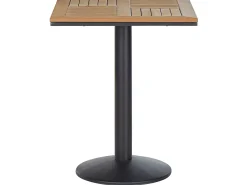 Discount Beliani PALMI 60 cm 60 cm Simil legno Marrone Marrone Nero
