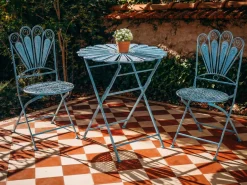 Online Beliani PAVIA 71 cm 71 cm Metallo Blu