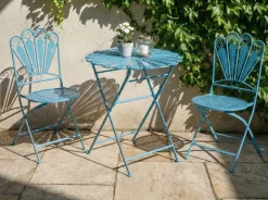 Online Beliani PAVIA 71 cm 71 cm Metallo Blu