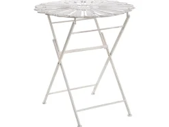 Sale Beliani PAVIA 71 cm 71 cm Metallo sporco Bianco