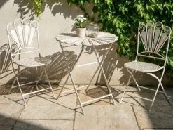 Sale Beliani PAVIA 71 cm 71 cm Metallo sporco Bianco