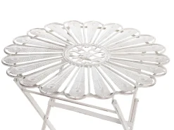 Sale Beliani PAVIA 71 cm 71 cm Metallo sporco Bianco