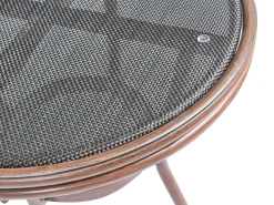 Discount Beliani RIFREDDO 70 cm 70 cm Vetro temperato Grigio Marrone Grigio
