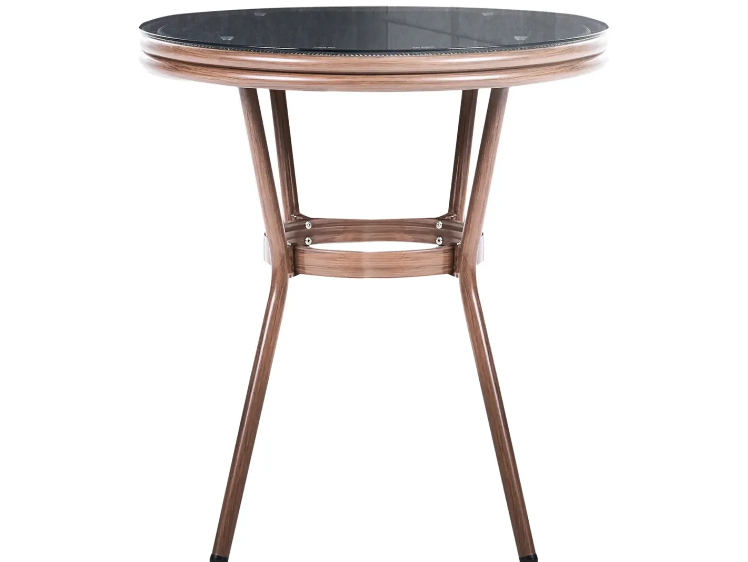 Discount Beliani RIFREDDO 70 cm 70 cm Vetro temperato Grigio Marrone Grigio