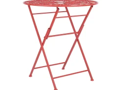 Clearance Beliani SCARIO 70 cm 70 cm Metallo Rosso