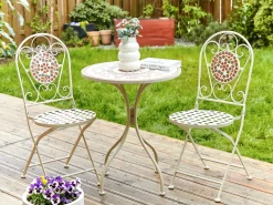 Online Beliani SPELLO 60 cm 60 cm Bianco Bianco Grigio Rosso