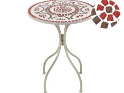 Online Beliani SPELLO 60 cm 60 cm Bianco Bianco Grigio Rosso
