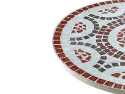 Online Beliani SPELLO 60 cm 60 cm Bianco Bianco Grigio Rosso