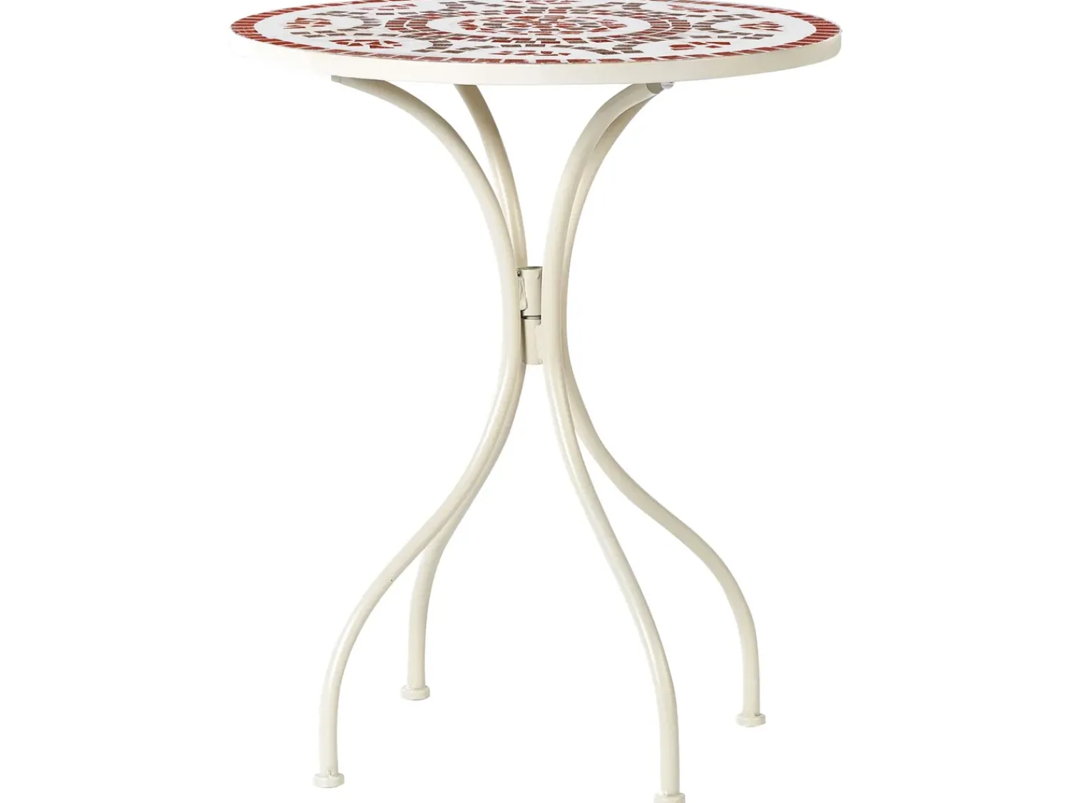 Online Beliani SPELLO 60 cm 60 cm Bianco Bianco Grigio Rosso