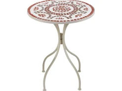 Online Beliani SPELLO 60 cm 60 cm Bianco Bianco Grigio Rosso