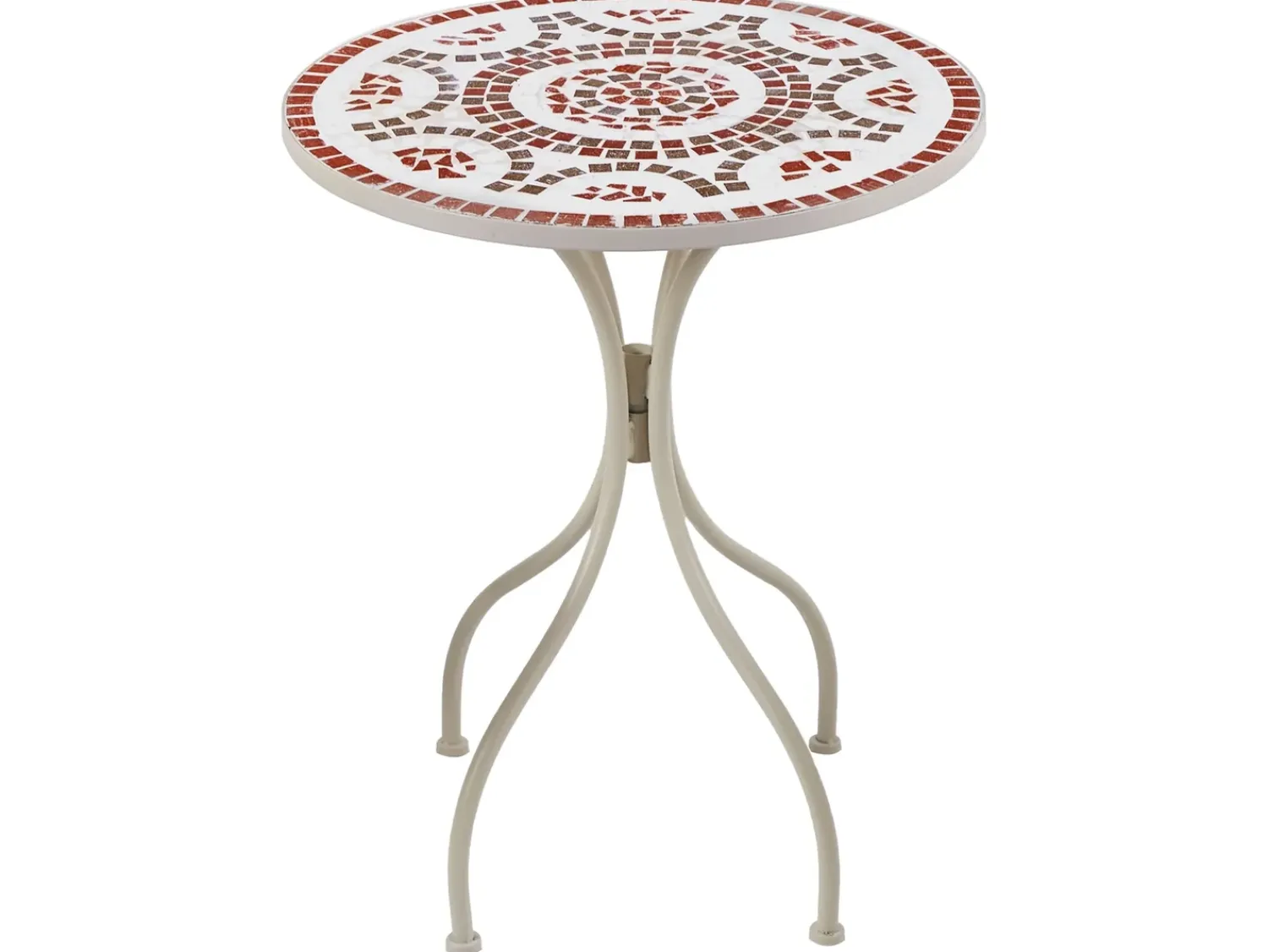 Online Beliani SPELLO 60 cm 60 cm Bianco Bianco Grigio Rosso