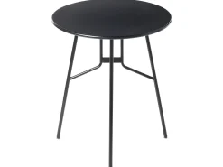 New Beliani Tavolino Bistrot TALTAL 64 cm 64 cm Metallo Nero